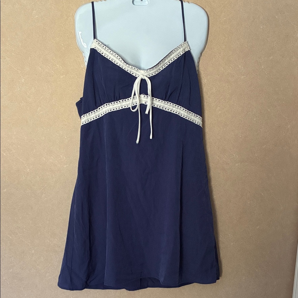 Forever 21 Deep Blue Spaghetti Strap Dress